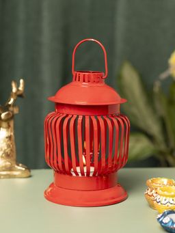 Voncasa - Red Hanging Mignon Lantern