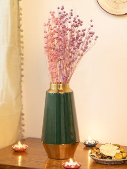 Voncasa - Decorative Enamel Vase Multi-Color