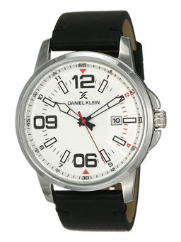 Daniel Klein - Silver Round Analog Watch For Men - DK12131 - 1