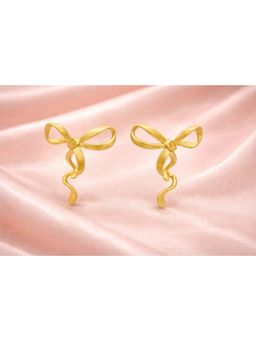 Miora - Gold Bow Earrings