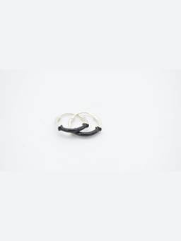 Miora - Black Enamel Baali Earrings