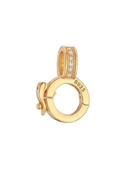 Miora - Gold Pave Lock Connector Charms