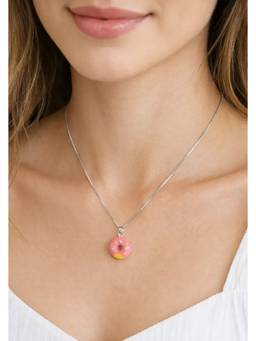Miora - Pink Donut Necklace