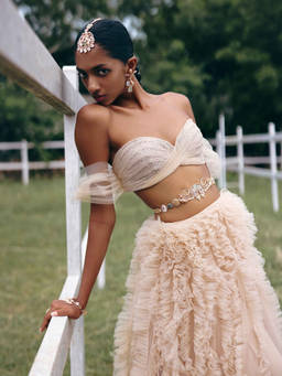 Outhouse - Leopard Couture Heirloom White Belt