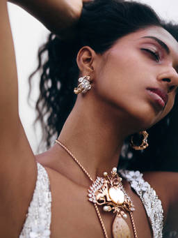 Outhouse - Leopard Halo White Hoops