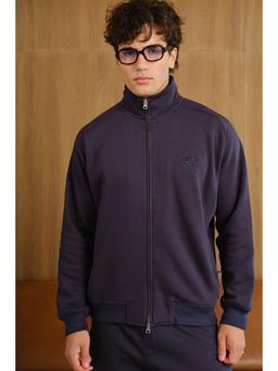 Bonkers Corner - Purple Void High Neck Zipper Jacket
