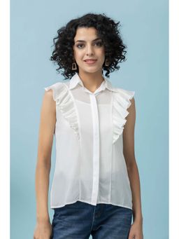 Beatnik - White Style Top
