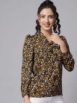 Beatnik - Yellow Blouson Top