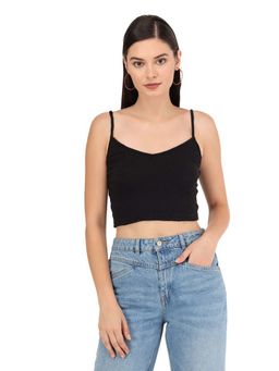 Beatnik - Black Crop Women's Top