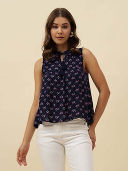 Beatnik - Blue Regular Top