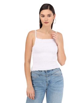 Beatnik - White Cami Tank Top