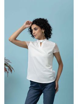 Beatnik - White Peasant Top