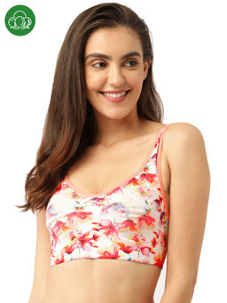 Inner Sense - Organic Antimicrobial Full covergae support bra-Peach