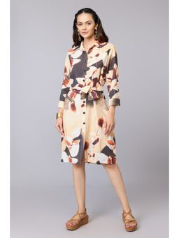 TAMISKA BY NARENDRA KUMAR - Women Multi-Color Viscose Rayon Floral Dress