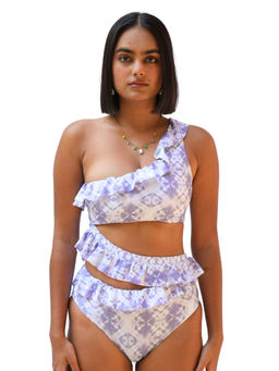 TFW - Off Shoulder Swim Monokini With Ruffles