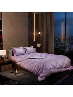 Stoa Paris - Date Night Lavender Satin Double Comforter