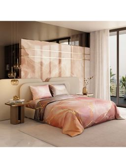 Stoa Paris - Pink Satin Comforter (King)