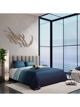 Stoa Paris - Skies Of Paris Lover'S Dusk 300 Tc Satin Printed King Bed In Bag Set