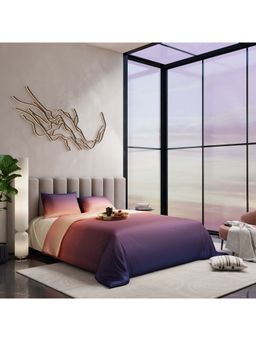 Stoa Paris - Skies Of Paris Sunset Kiss 300 Tc Satin Printed King Bed In Bag Set