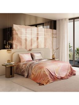 Stoa Paris - Louvre 300 Tc Dawn Brushstroke Bedsheet with 2 Pillow Covers (King)