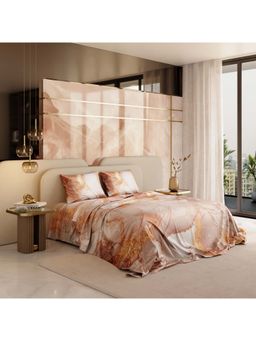 Stoa Paris - Louvre 300 Tc Serenade In Champagne Bedsheet with 2 Pillow Covers (King)