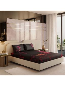 Stoa Paris - Louvre 300 Tc Eclipse Of Desire Fitted Bedsheet with 2 Pillow Covers (King)