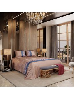 Stoa Paris - Versailles Collection Sateen Chateau Charisma Super King Bedsheet With 2 Pillow Covers