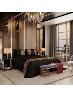 Stoa Paris - Versailles Collection Sateen Vista Grandeur Super King Bedsheet With 2 Pillow Covers