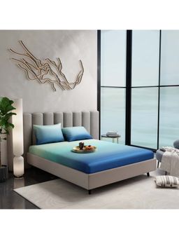 Stoa Paris - Skies Of Paris Dawn'S Dream 300 Tc Sateen Printed Super King Fitted Sheet Set