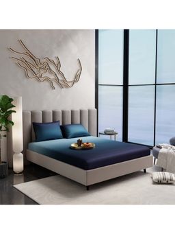 Stoa Paris - Skies of Paris Lovers Dusk 300 Tc Sateen Printed Double Fitted Sheet Set