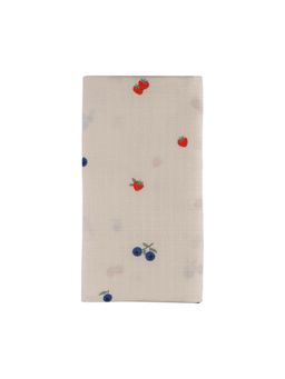 DULAAR - Off White Baby Printed Organic Muslin Swaddle