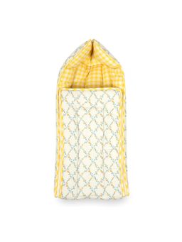 TIDY SLEEP - Yellow Baby Soft Cotton Sleeping Carry Nest