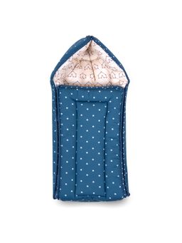 TIDY SLEEP - Blue Baby Soft Cotton Galaxy Star Sleeping Carry Nest