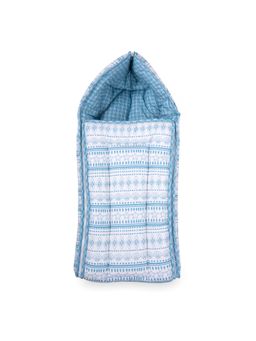 TIDY SLEEP - Blue Bay Soft Cotton Galaxy Marine Meadow Sleeping Carry Nest
