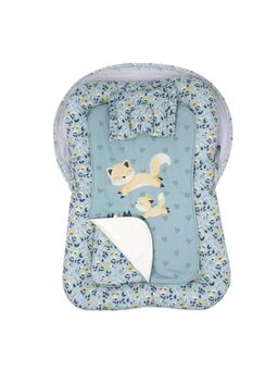 TIDY SLEEP - Blue Baby Printed Gadda Mattress Set