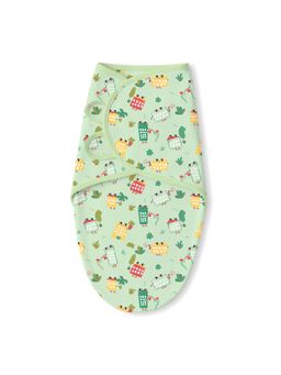 TIDY SLEEP - Green Baby Wild City Soft Cotton Wrapper