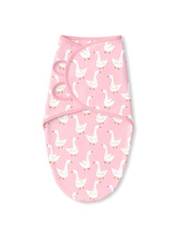 TIDY SLEEP - Pink Soft Cotton Duck Printed Wrapper