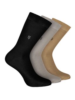Footprints - Odour Free Organic Cotton Bamboo Men Formal Socks (Pack of 3)