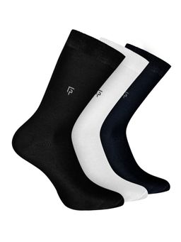 Footprints - Odour Free Organic Cotton Bamboo Men Formal Socks (Pack of 3)