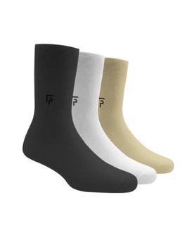 Footprints - Odour Free Organic Cotton Bamboo Men Formal Socks (Pack of 3)