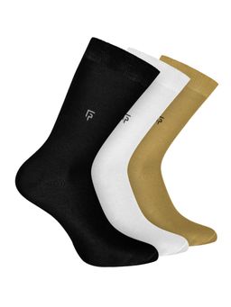 Footprints - Odour Free Organic Cotton Bamboo Men Formal Socks (Pack of 3)