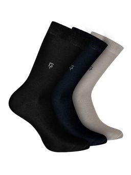 Footprints - Odour Free Organic Cotton Bamboo Men Formal Socks (Pack of 3)