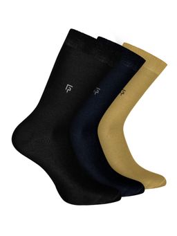 Footprints - Odour Free Organic Cotton Bamboo Men Formal Socks (Pack of 3)