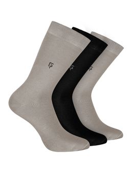 Footprints - Odour Free Organic Cotton Bamboo Men Formal Socks (Pack of 3)