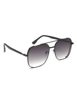 IRUS - Uv Protected Sunglasses for Men with Grey Coloured Gradient Polycarbonate Lens (60)