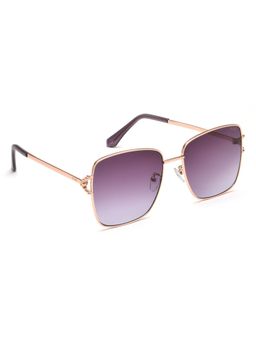 IRUS - Uv Protected Sunglasses for Women with Purple Coloured Gradient Polycarbonate Lens (58)