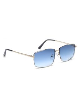 IRUS - Uv Protected Sunglasses for Men with Blue Coloured Gradient Polycarbonate Lens (61)