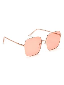 IRUS - Uv Protected Sunglasses for Women with Pink Coloured Solid Polycarbonate Lens (57)