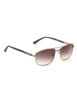 IRUS - Uv Protected Sunglasses for Men with Brown Coloured Gradient Polycarbonate Lens (58)