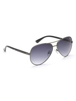 IRUS - Uv Protected Sunglasses for Men with Grey Coloured Gradient Polycarbonate Lens (59)